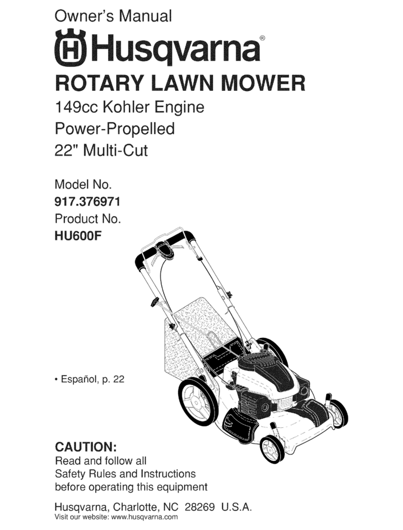 Husqvarna 917.376971 HU600F owner's manual