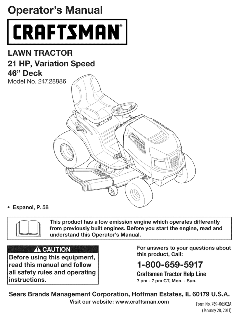 Craftsman 247.28886 User manual