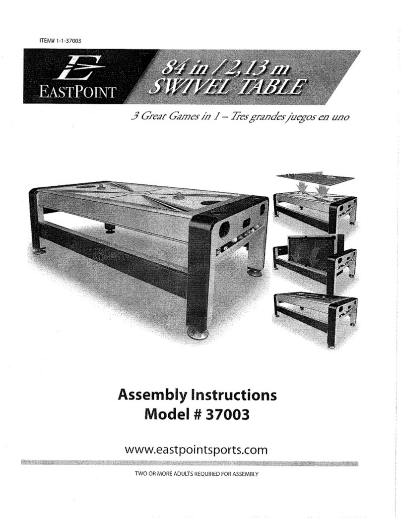 EastPoint 37003 Assembly instructions