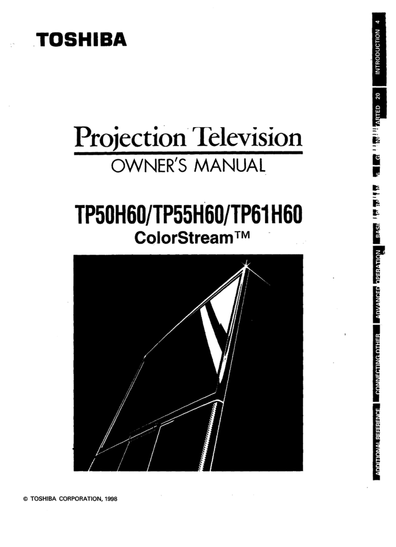 Toshiba ColorStream TP50H60 User manual
