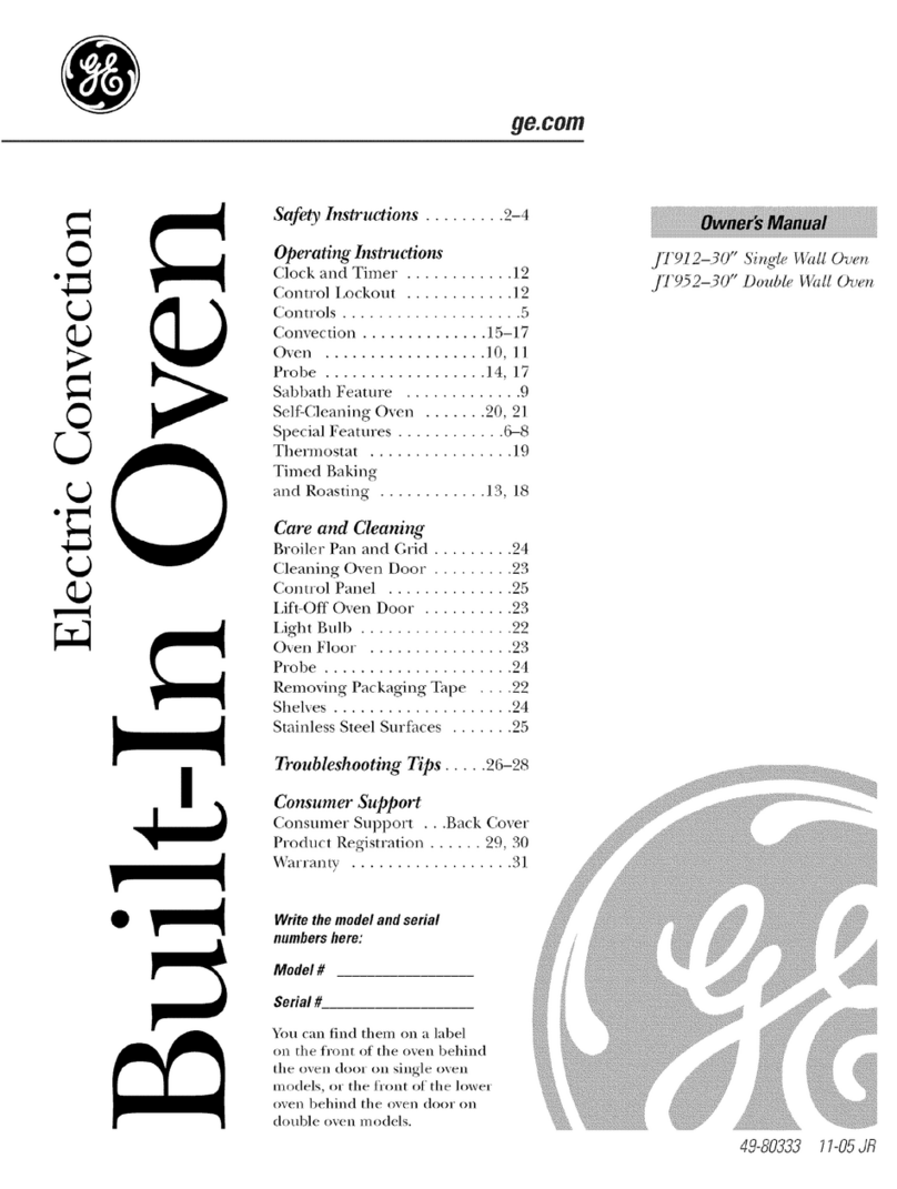 GE JT912 owner's manual GE JT912 owner's manual