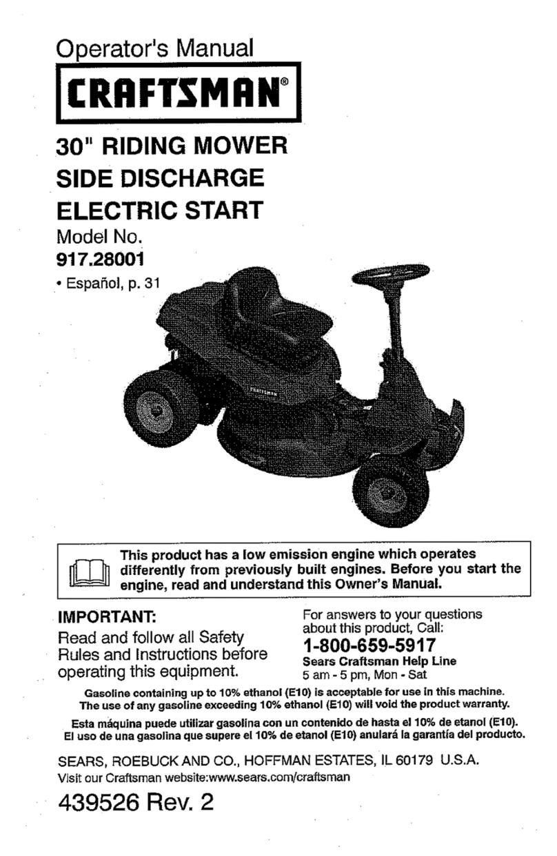 Craftsman 917.28001 Operator's manual