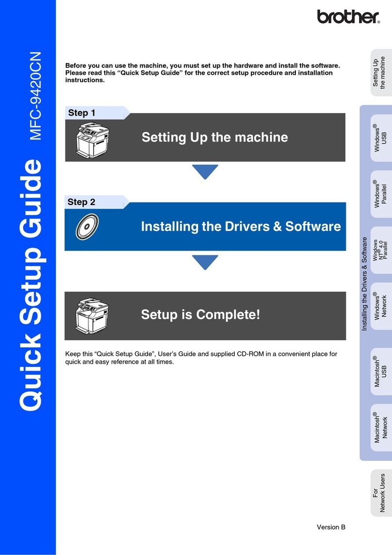 Brother MFC-9420CN User manual