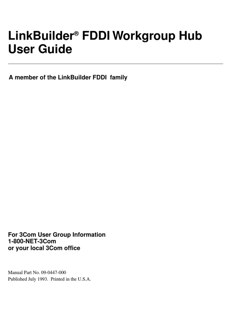 3Com 3C780 - LinkBuilder FDDI Base Unit user guide