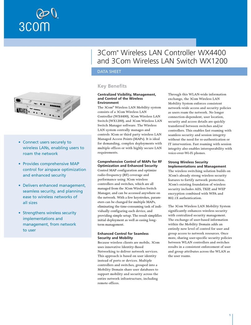 3Com OfficeConnect WX4400 datasheet
