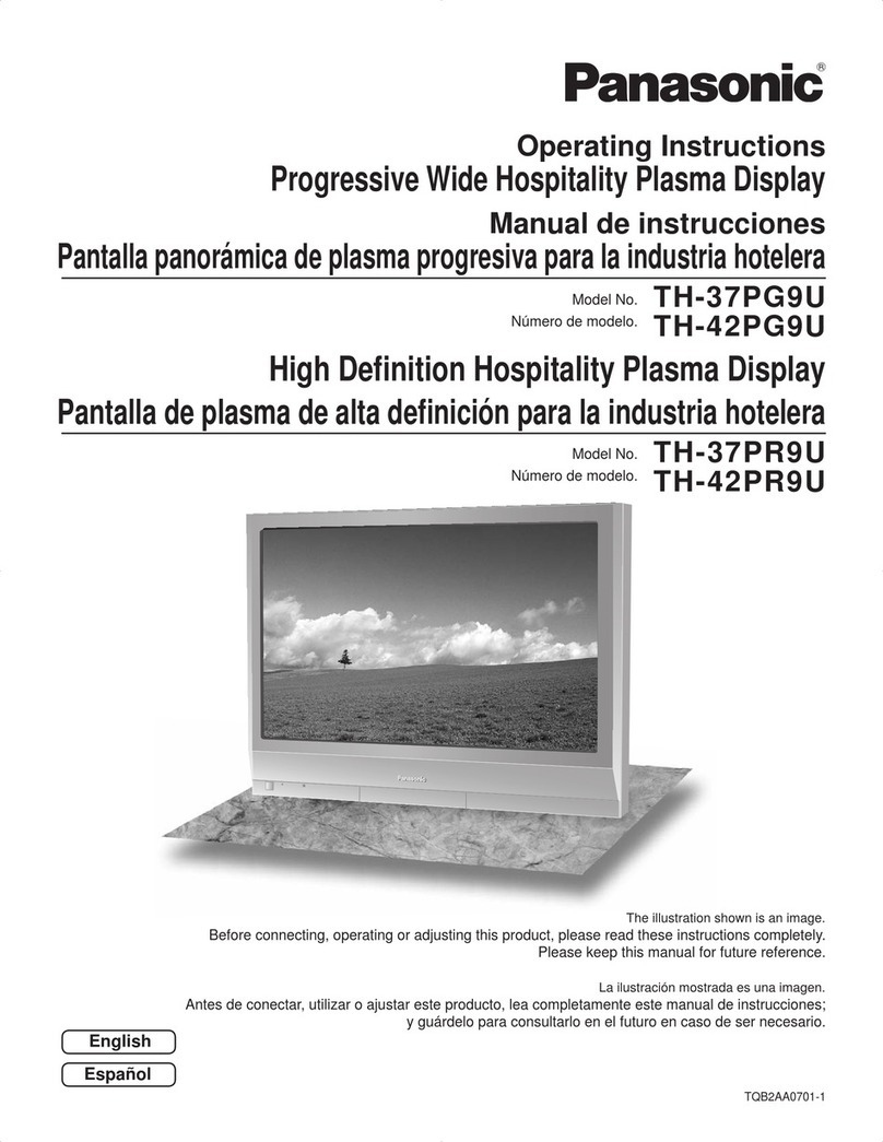Panasonic TH-37PG9U Manual de instrucciones