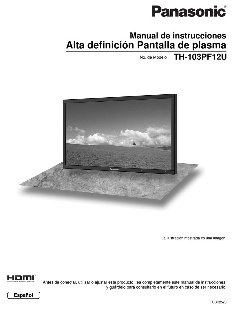 Panasonic TH-103PF12U Setup guide
