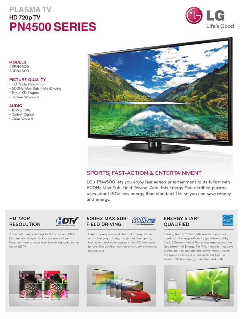 LG 42PN4500 User manual