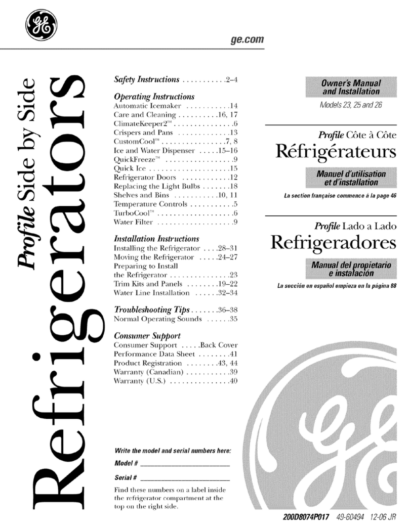 GE Model 23 Safety guide
