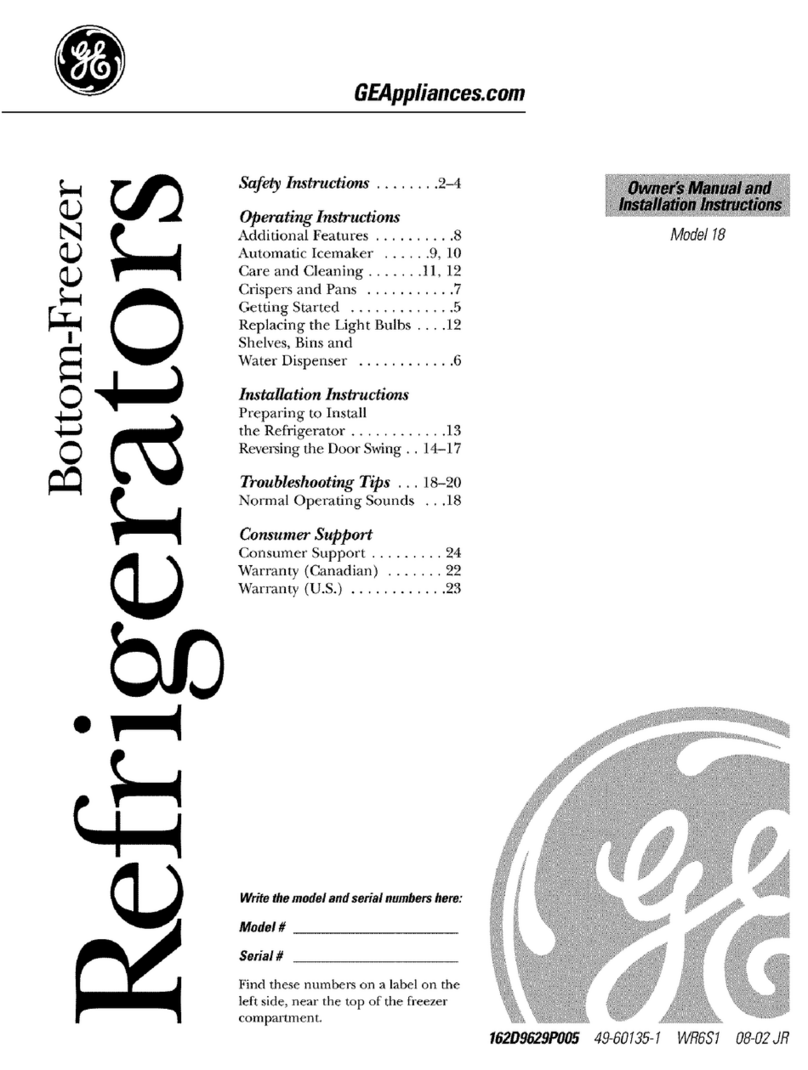 GE 18 Operating instructions