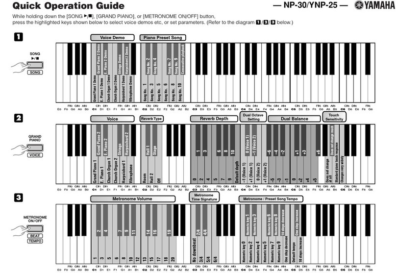 Yamaha NP-30 User guide