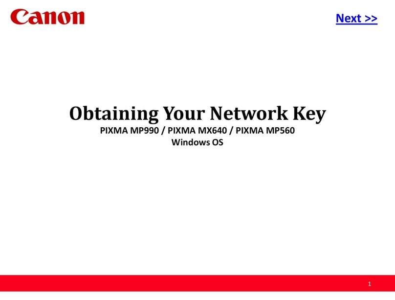 Canon PIXMA MP990 User manual
