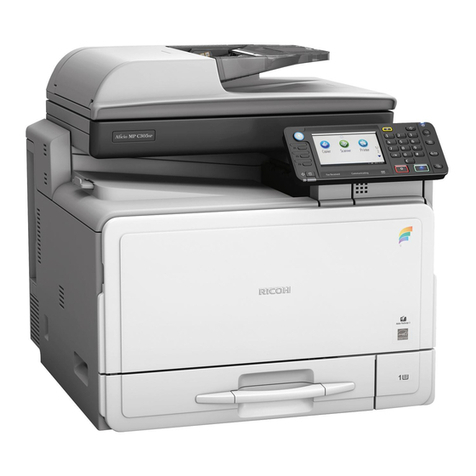 Ricoh Aficio MP C305 User manual
