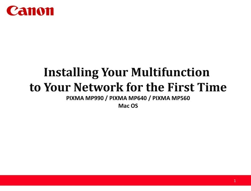 Canon PIXMA MP990 Installation and maintenance instructions Canon PIXMA MP990 Installation and maintenance instructions