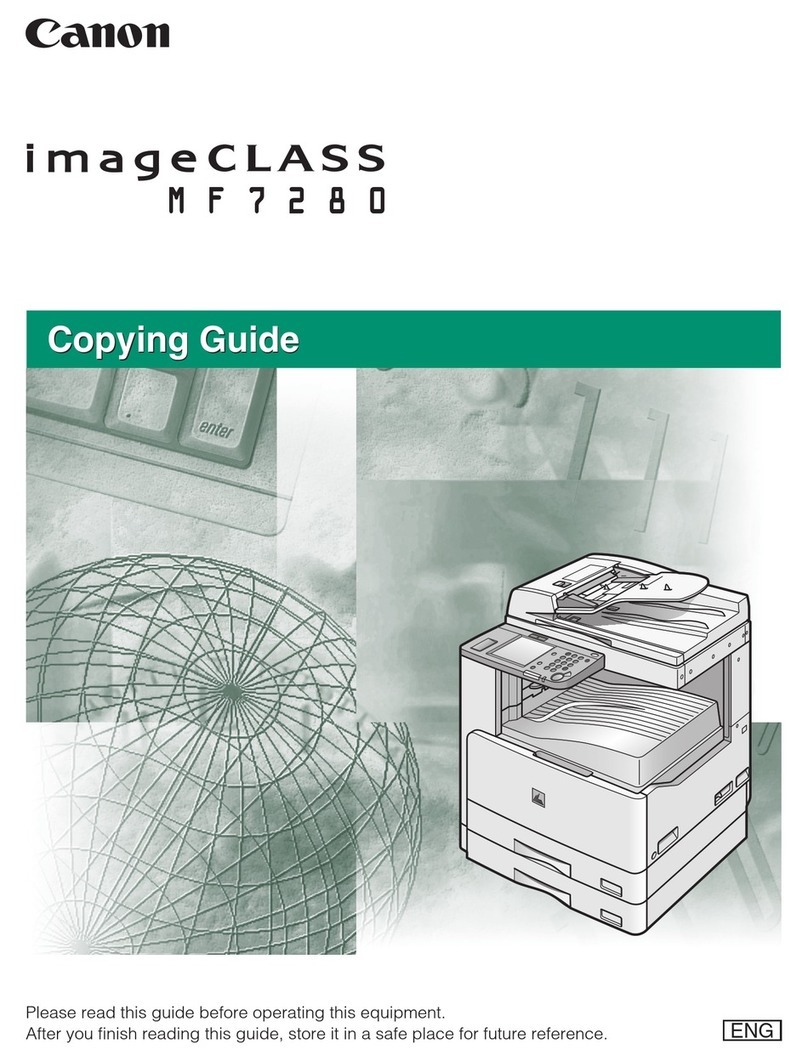 Canon MF7280 - ImageCLASS B/W Laser Copying guide