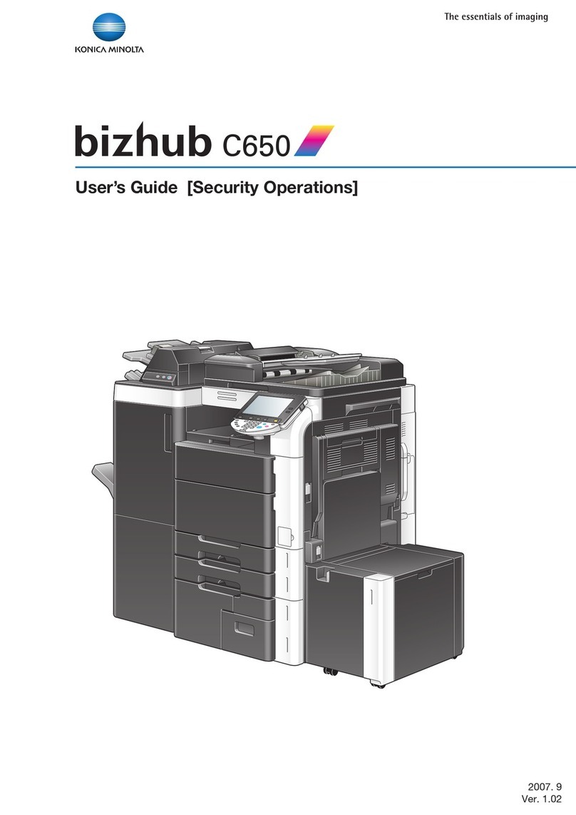 Konica Minolta bizhub C650 Series user guide