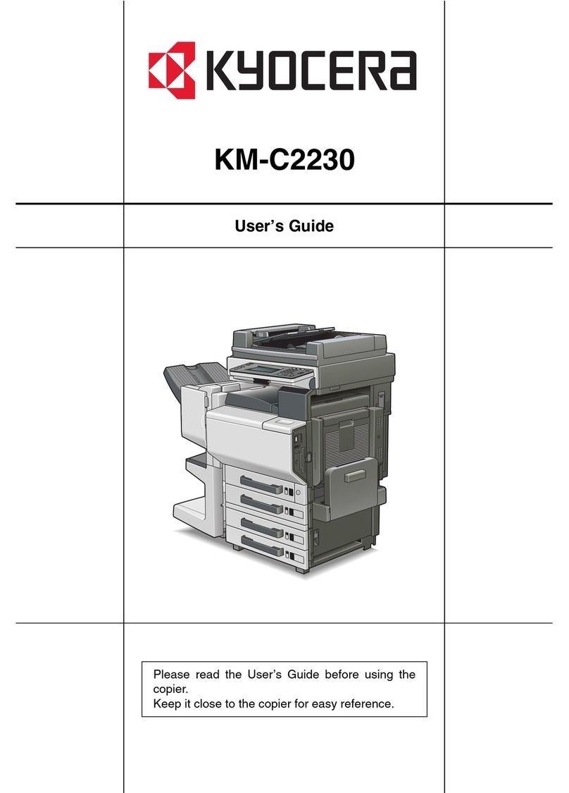 Kyocera KM-C2230 User manual
