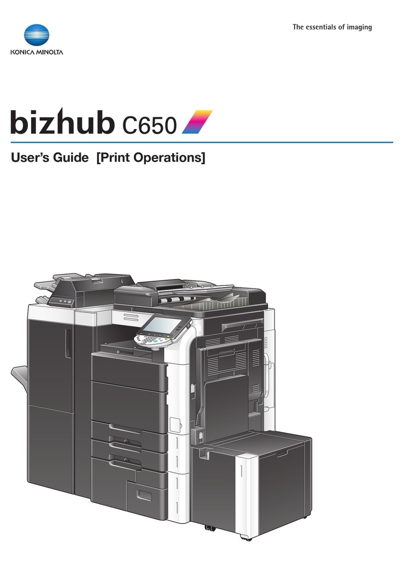 Konica Minolta bizhub C650 Series user guide