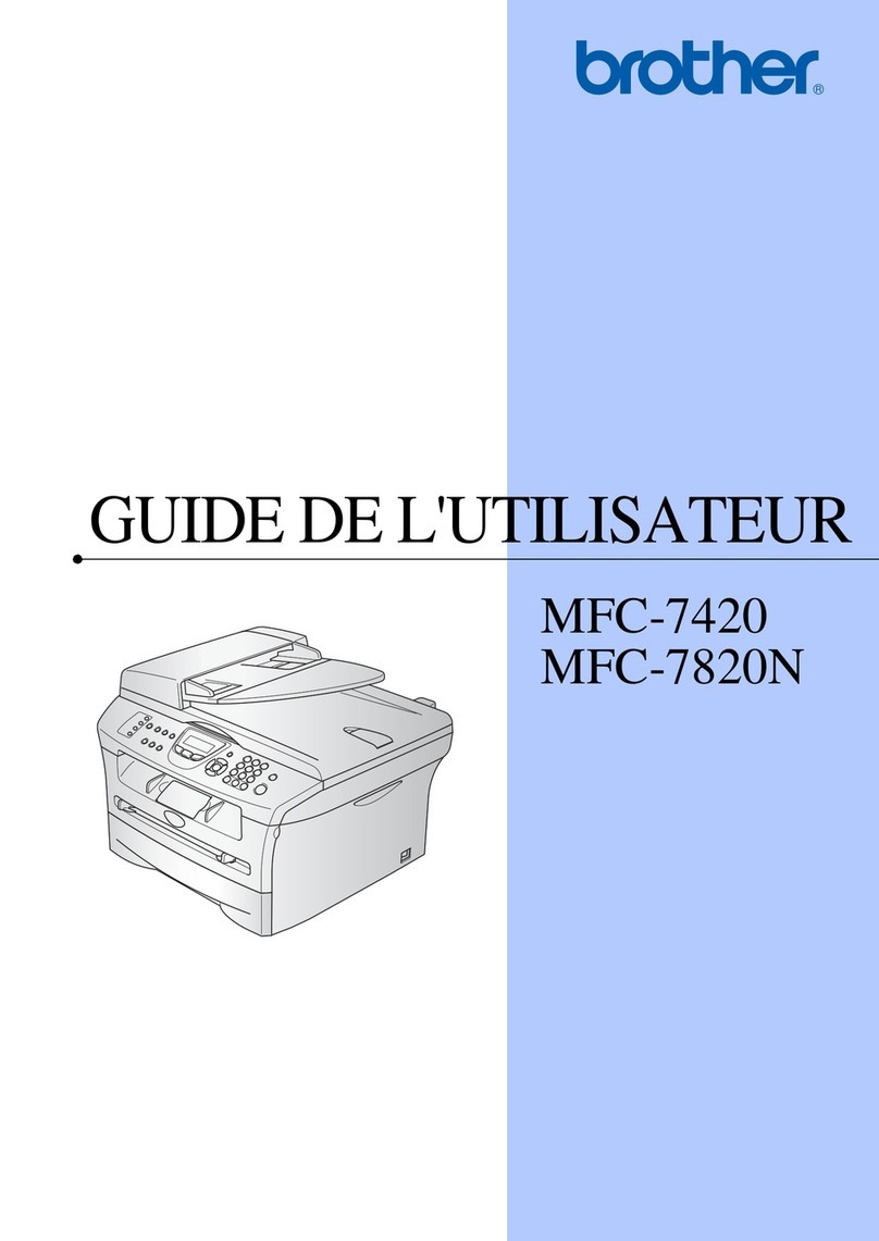 Brother MFC 7820N - Network Monochrome Laser Multifunction... Quick start guide