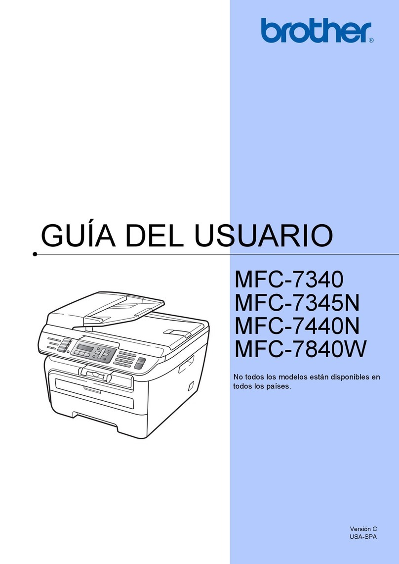 Brother MFC 7345N - Laser Multifunction Center Quick start guide
