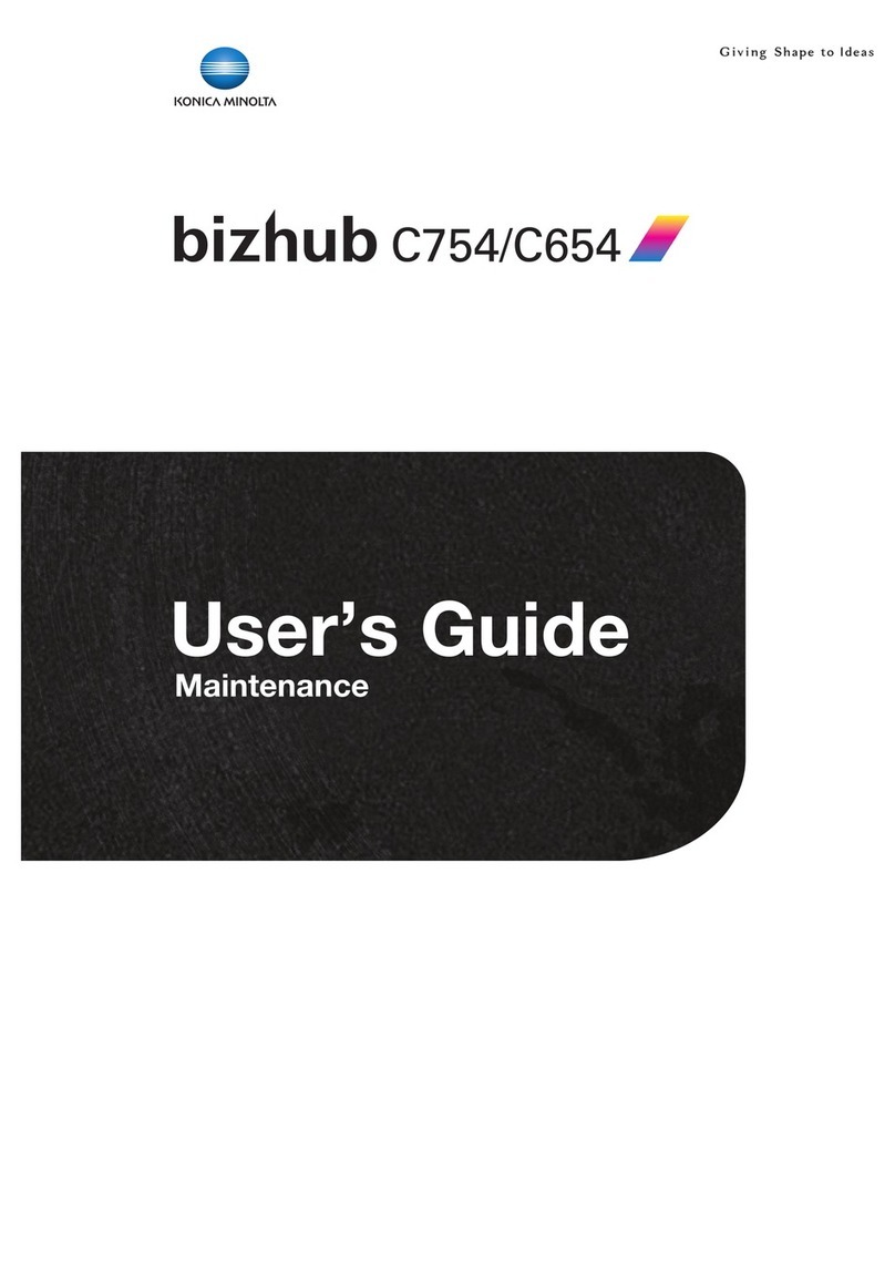 Konica Minolta bizhub C654 User manual