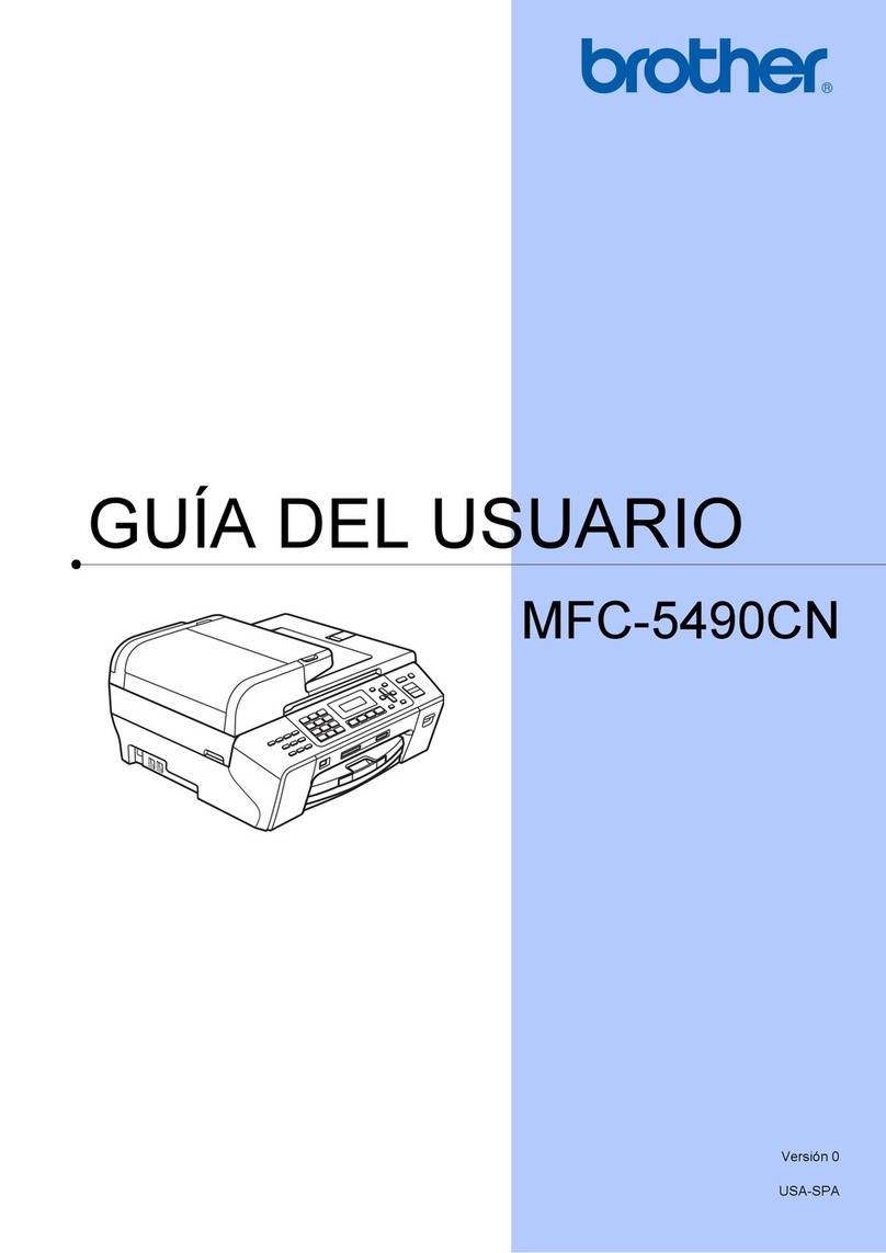Brother MFC 5490CN - Color Inkjet - All-in-One Guías del usuario