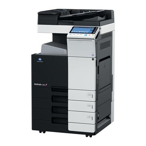 Konica Minolta bizhub C364e User manual Konica Minolta bizhub C364e User manual