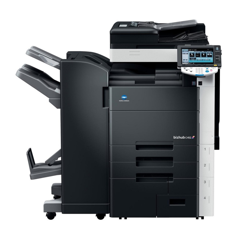 Konica Minolta bizhub C452 Series Instruction and safety manual