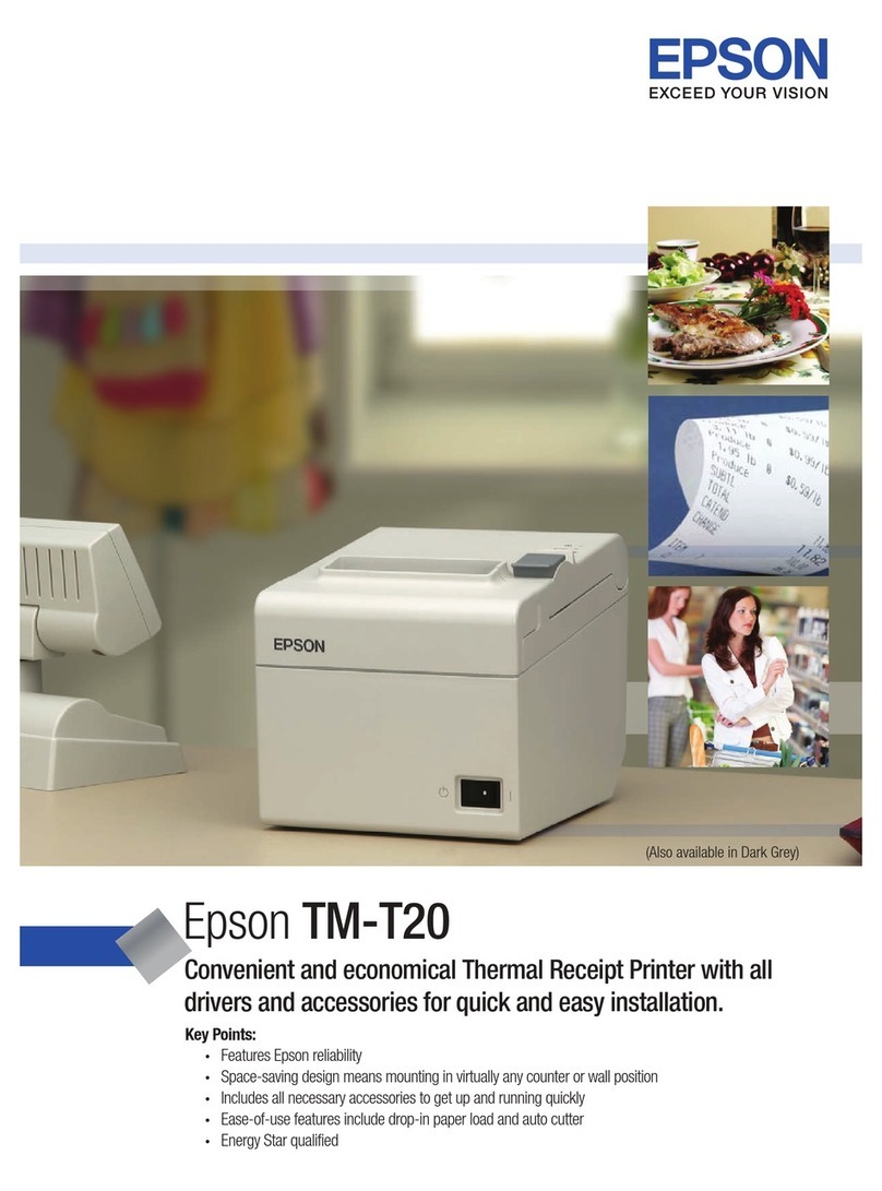 Epson TM-T20 User manual