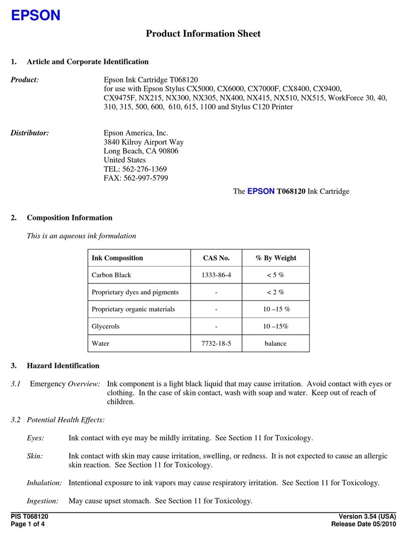 Epson T068120 Operating manual
