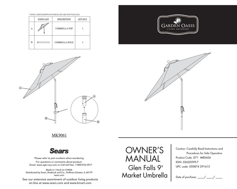 Garden Oasis Garden Oasis MK9061 User manual