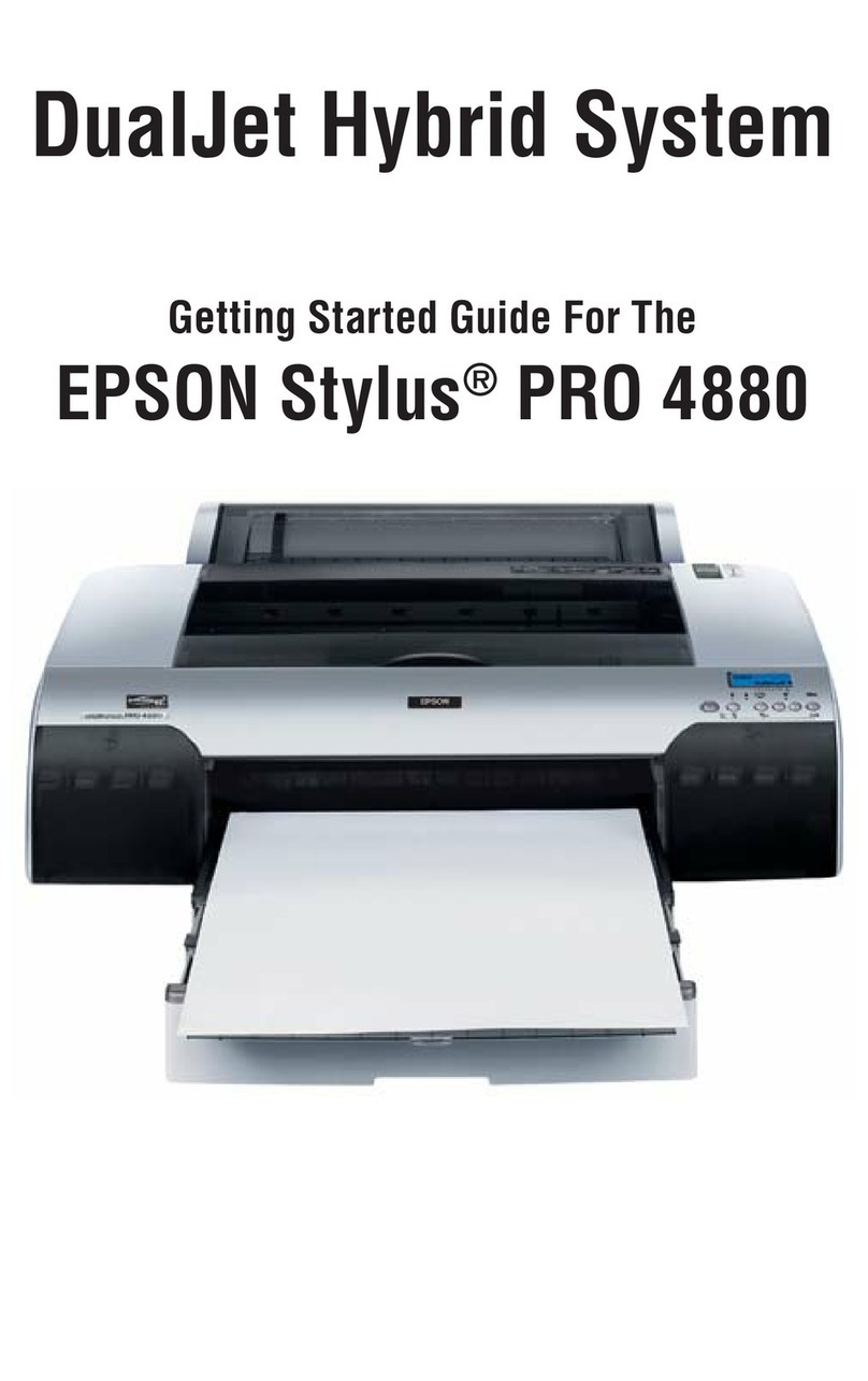Sawgrass Technologies Stylus Pro 4880 ColorBurst Edition - Stylus Pro 4880... User manual