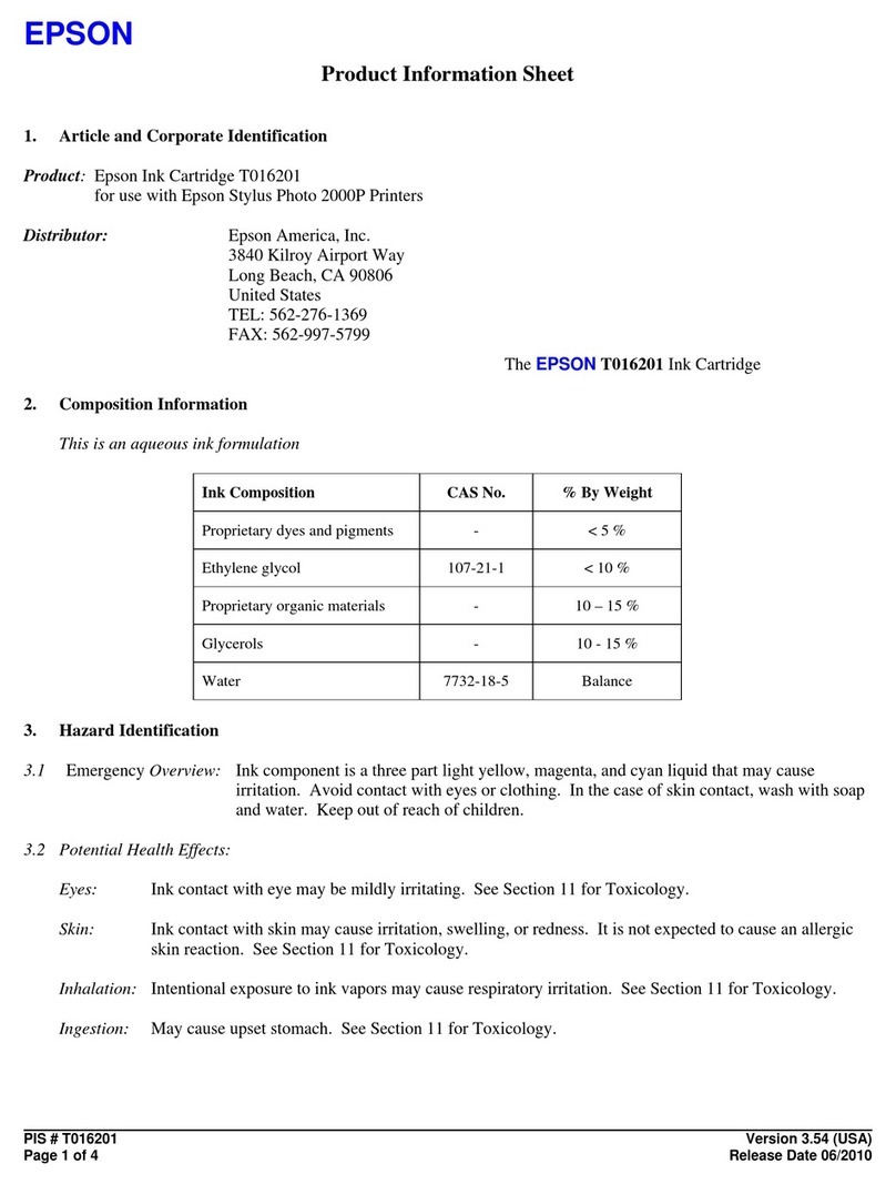 Epson T016201 Operating manual