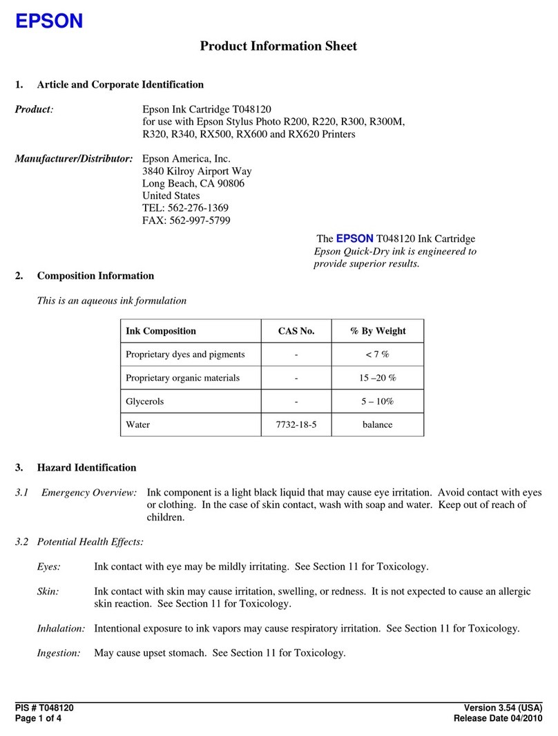 Epson T048120 Operating manual Epson T048120 Operating manual