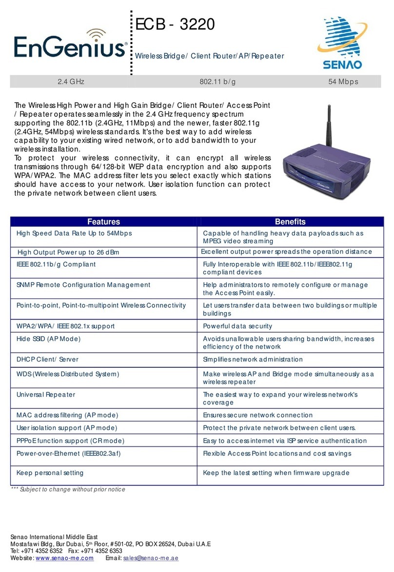 EnGenius ECB-3220 User manual
