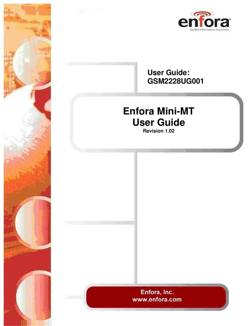 Enfora Mini-MT GSM2228UG001 User manual