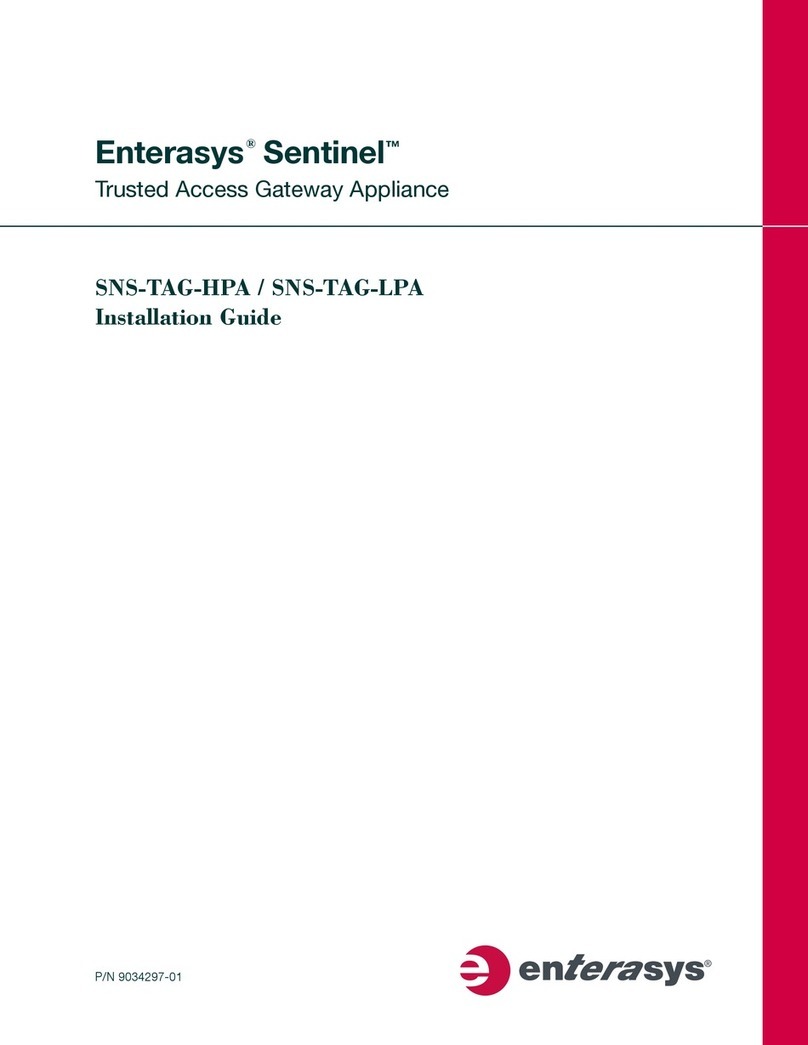 Enterasys SNS-TAG-HPA installation guide