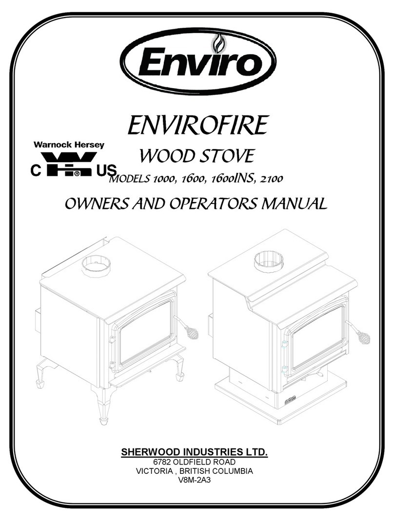 Enviro ENVIROFIRE 1000 Owner's and operator's manual