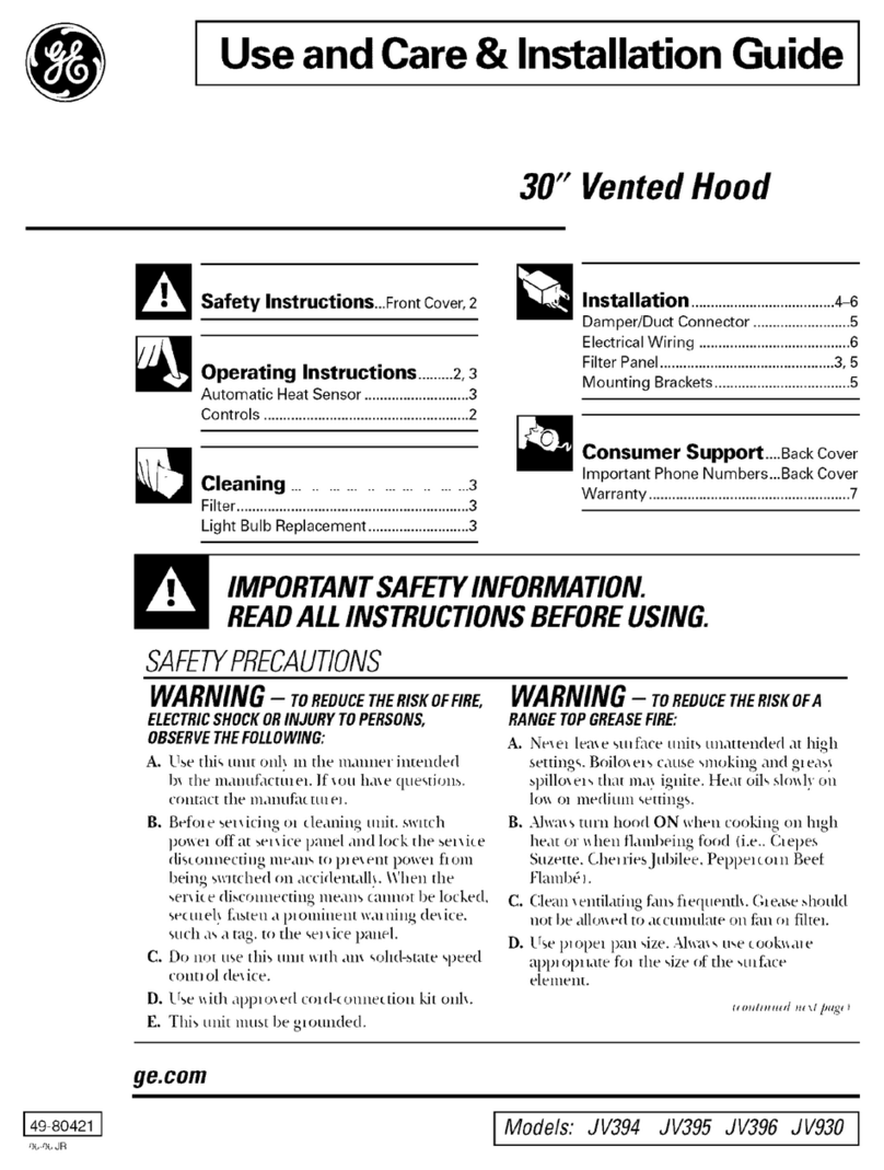 GE JV394 Training manual