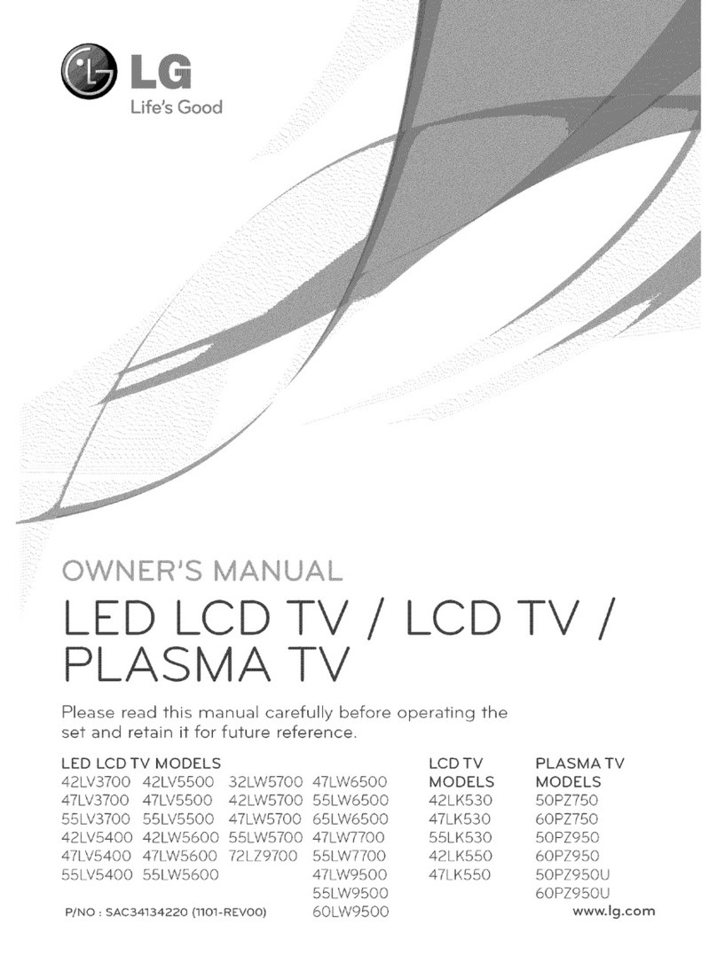 LG 42LV3700 User manual