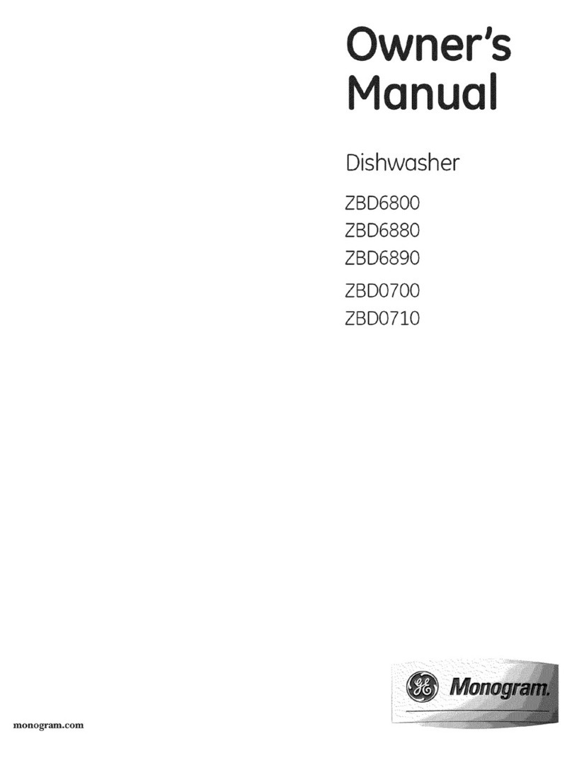 GE Monogram ZBD6800 User manual