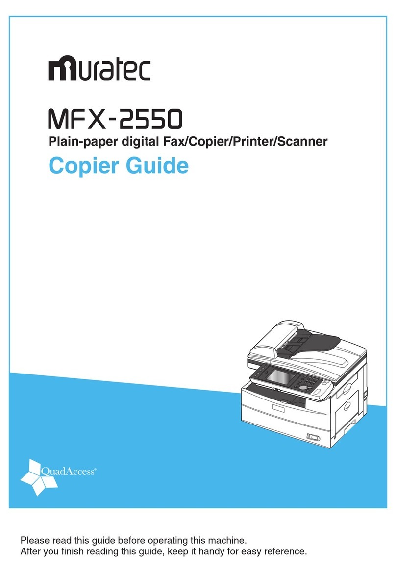 Muratec MFX-2550 Guide manual