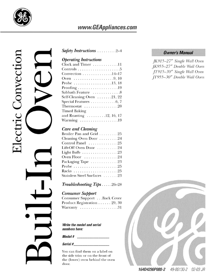 GE JK915 User manual