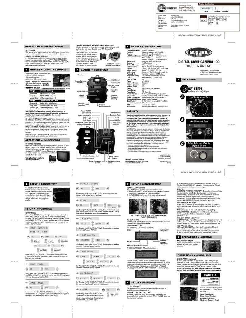 Moultrie 100 user manual