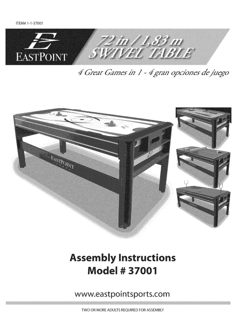 EastPoint 37001 Assembly instructions