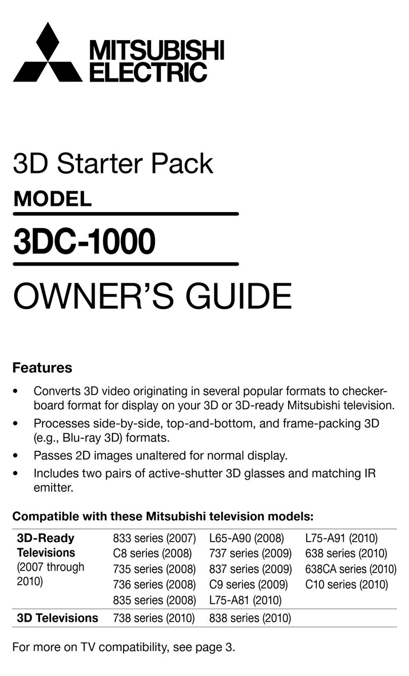 Mitsubishi Electric 3DC-1000 owner's guide