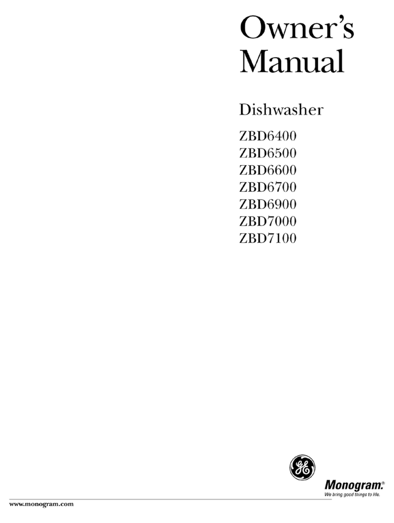 GE Monogram ZBD6400 Series User manual