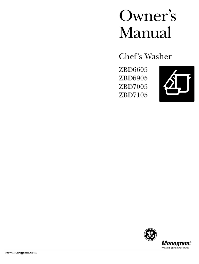 GE Monogram ZBD6605 User manual
