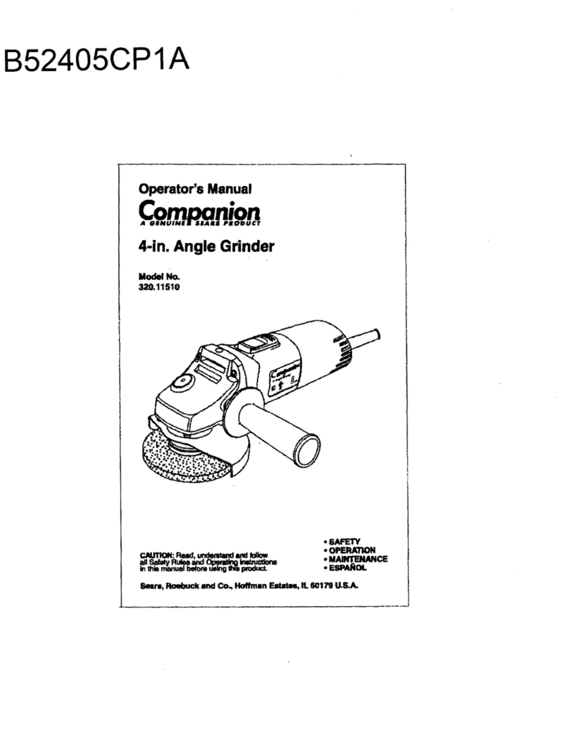 COMPANION B52405CP1A Operator's manual
