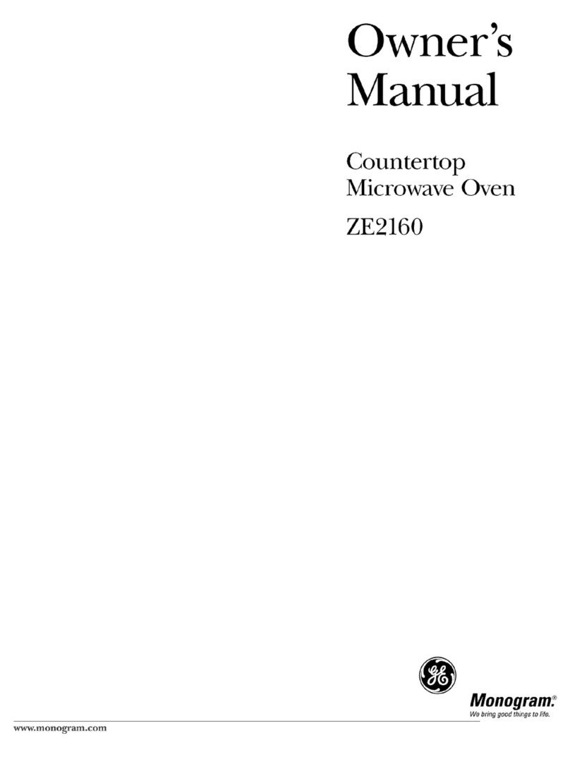 GE Monogram ZE2160 User manual